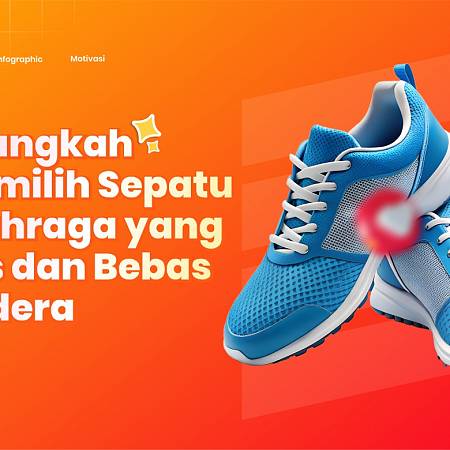 5 Langkah Memilih Sepatu Olahraga