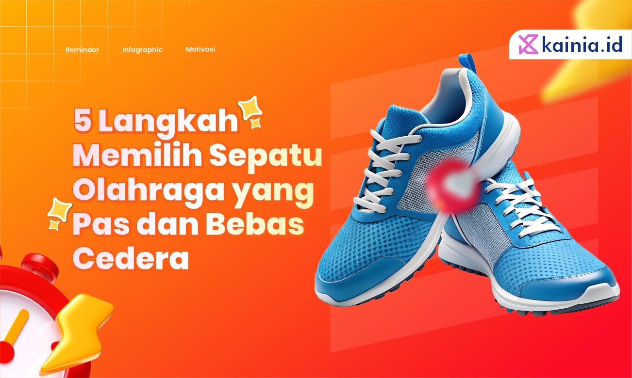 5 Langkah Memilih Sepatu Olahraga